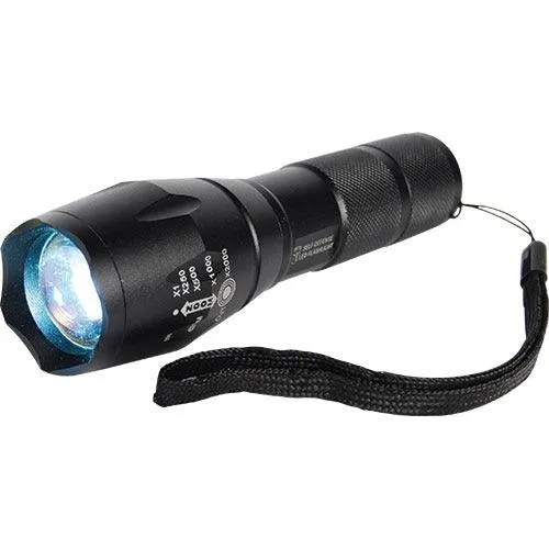 1200 Lumen LED Self Defense Zoomable Flashlight