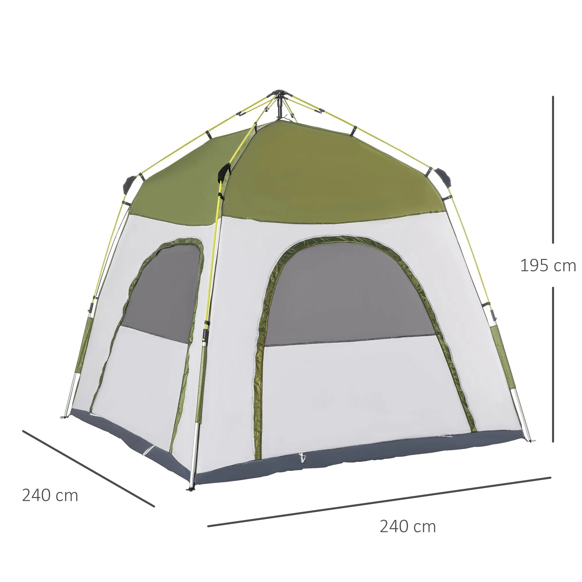 4 Person Automatic Camping Tent