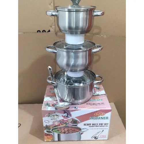 6 Pieces Stainless Steel Cooking Pot