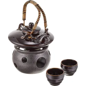 Ale-net Shochu Jokazai Sake Bottle, Cold Sake Pot, Mino Ware