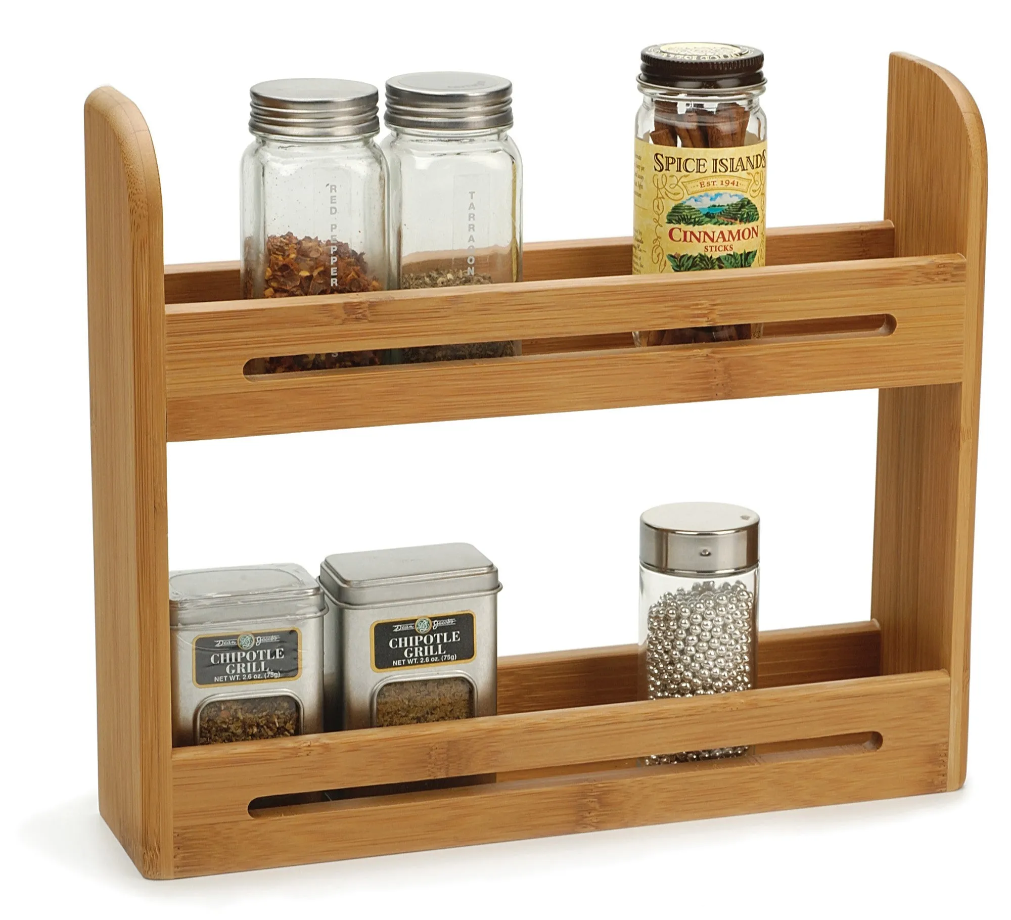 Bamboo Spice Rack (No Jars)