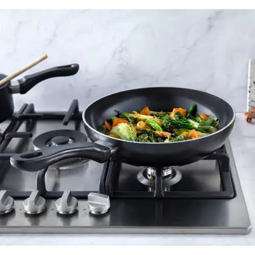 Bk Vivid Non-stick 28cm/3.7 Litre Wok, Black - Oven Safe