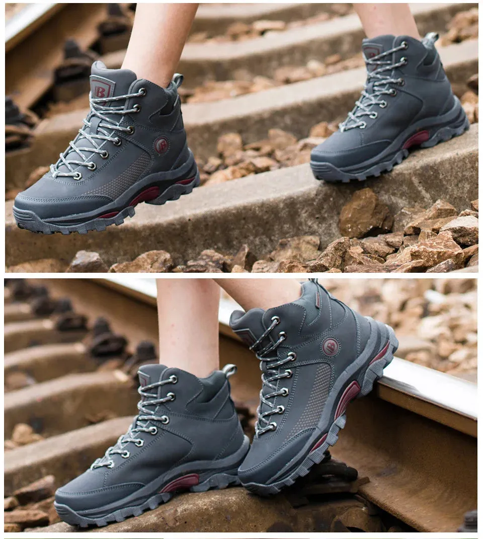 BONA Womens Wear-Resistant High-Top Hiking Boots