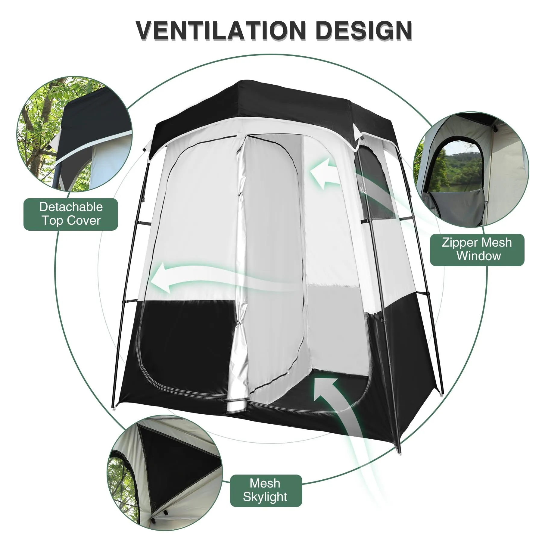 Camping Shower Tent 1/2-Rooms