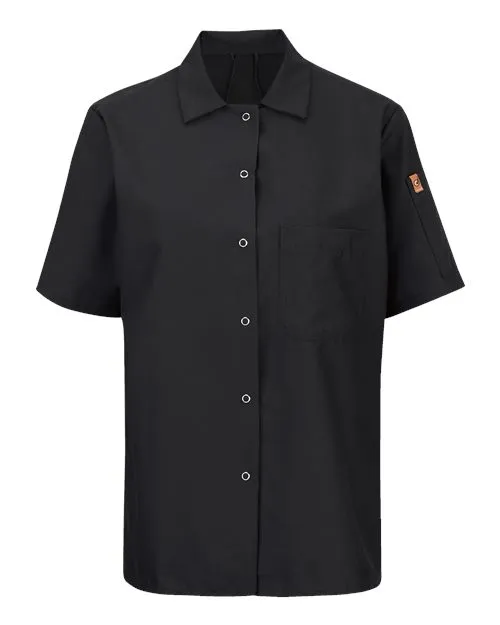 Chef Designs Women's Poplin Airflow Cook Shirt with OilBlok 501W