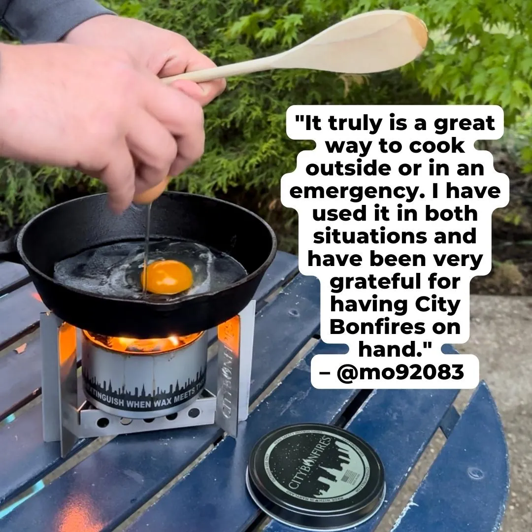 City Bonfires Portable Camp Stove / Stand Combo