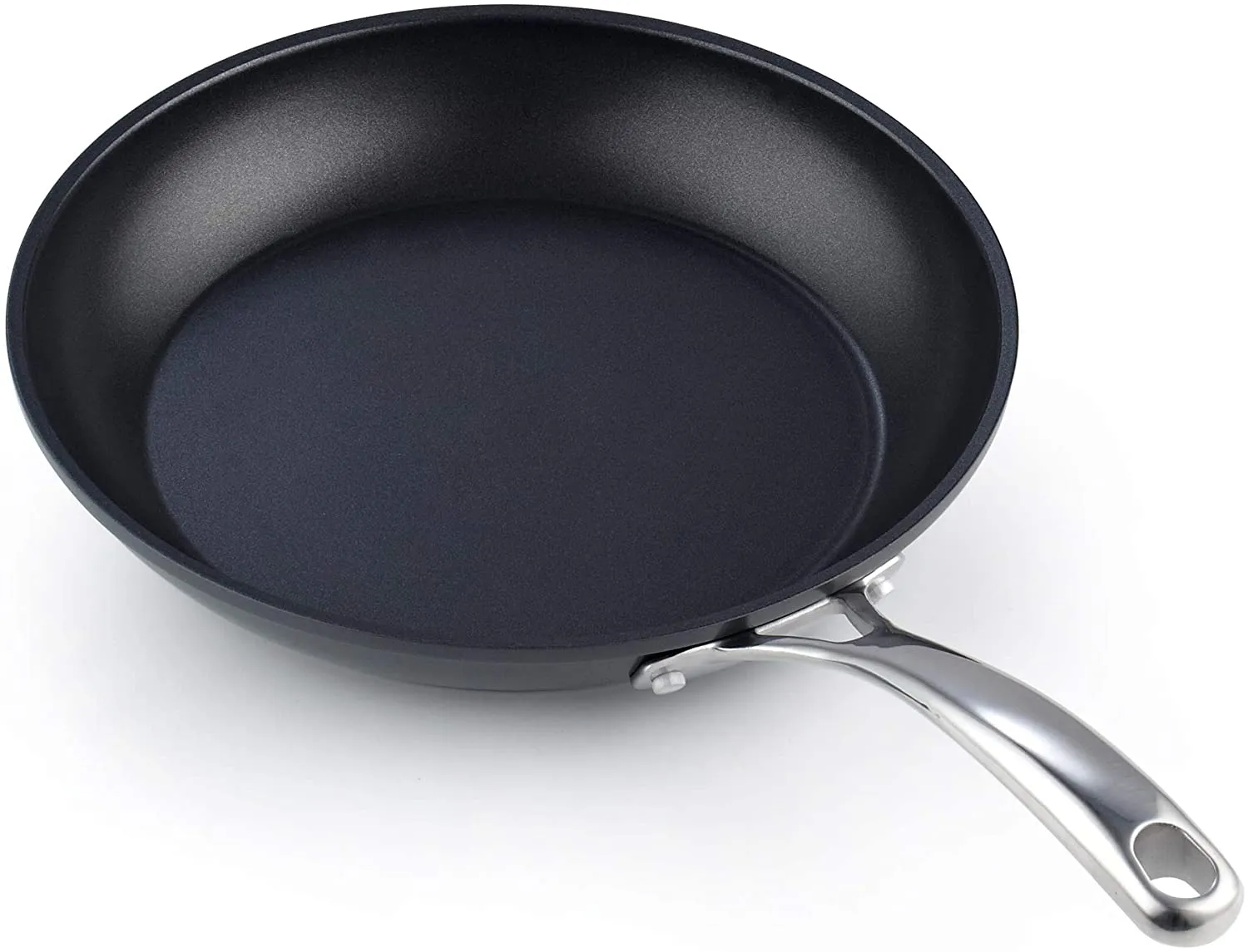 Cooks Standard Frying Omelet Pan, Classic Hard Anodized Nonstick 10.5-Inch Sauté Skillet Egg Pan, Black