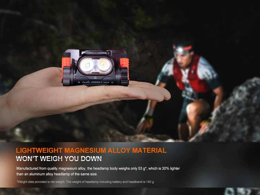 Fenix HM65R-T Run / Race Headlamp V2.0 Nebula