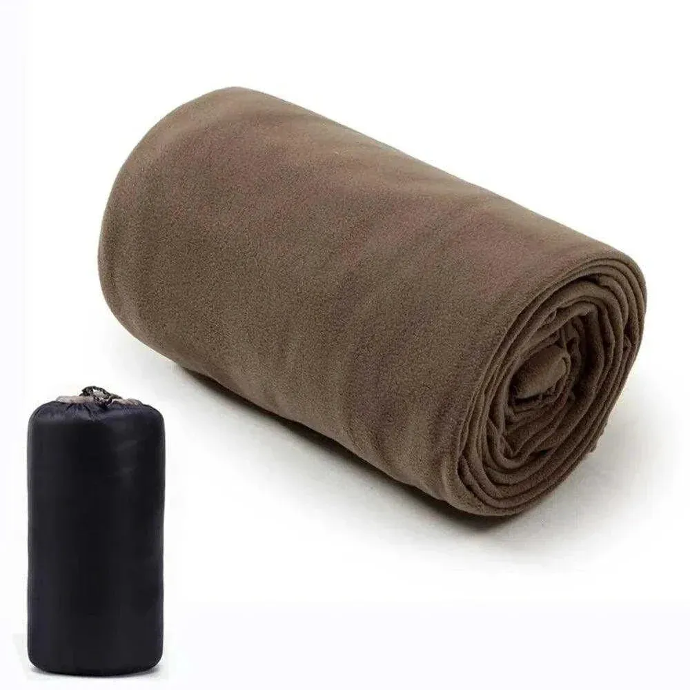 Fleece Sleeping Bag Liner: Add Cozy Warmth to Your Spring & Autumn (Adult Size)