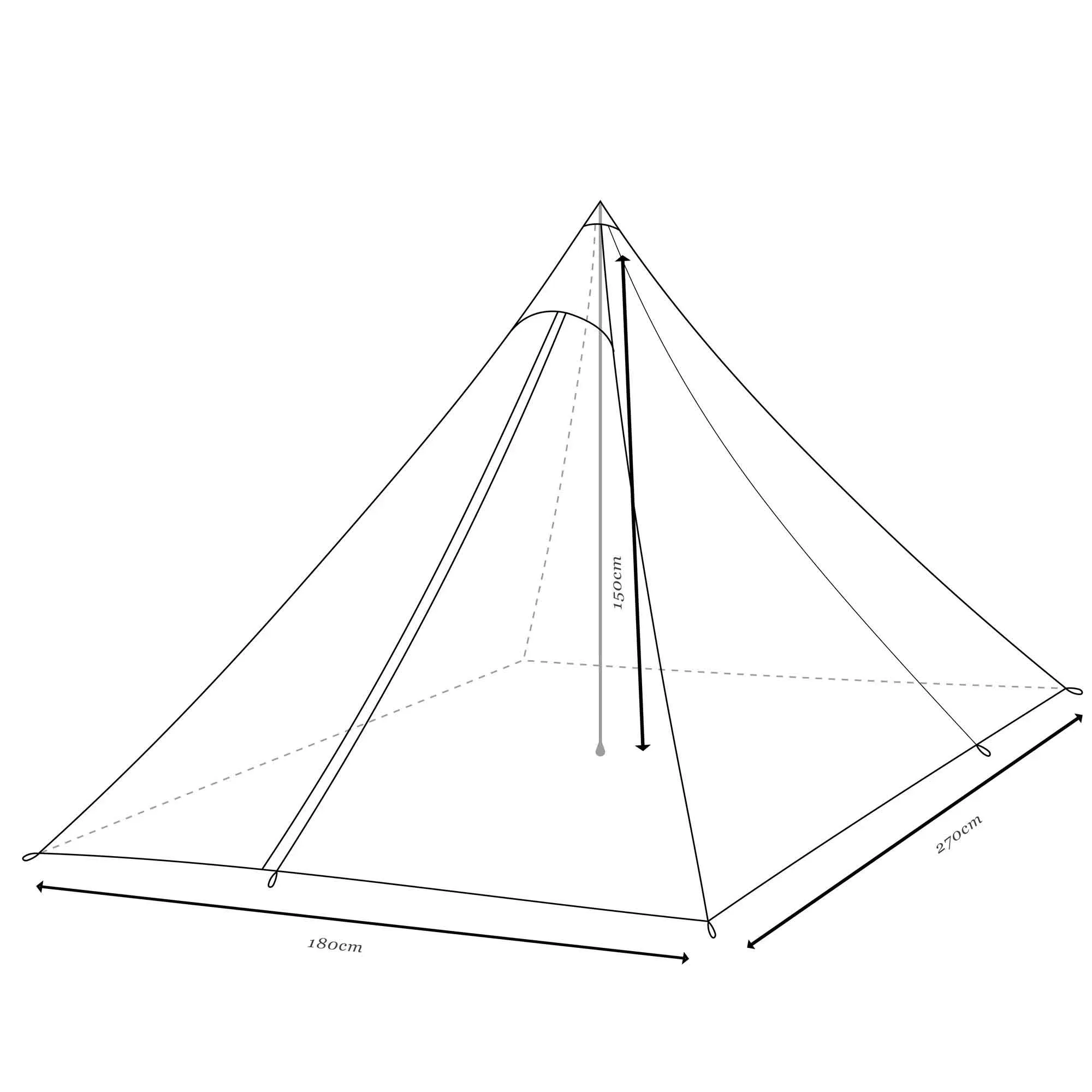 Hypermid 2 UL Pyramid Tent