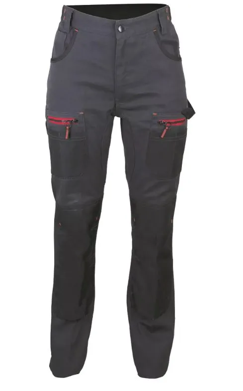 LMA Ladies Olympia Two Tone Work Trouser Dark Grey/Black