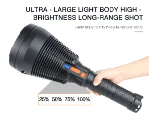 Long Range Large Flashlight Db-184A