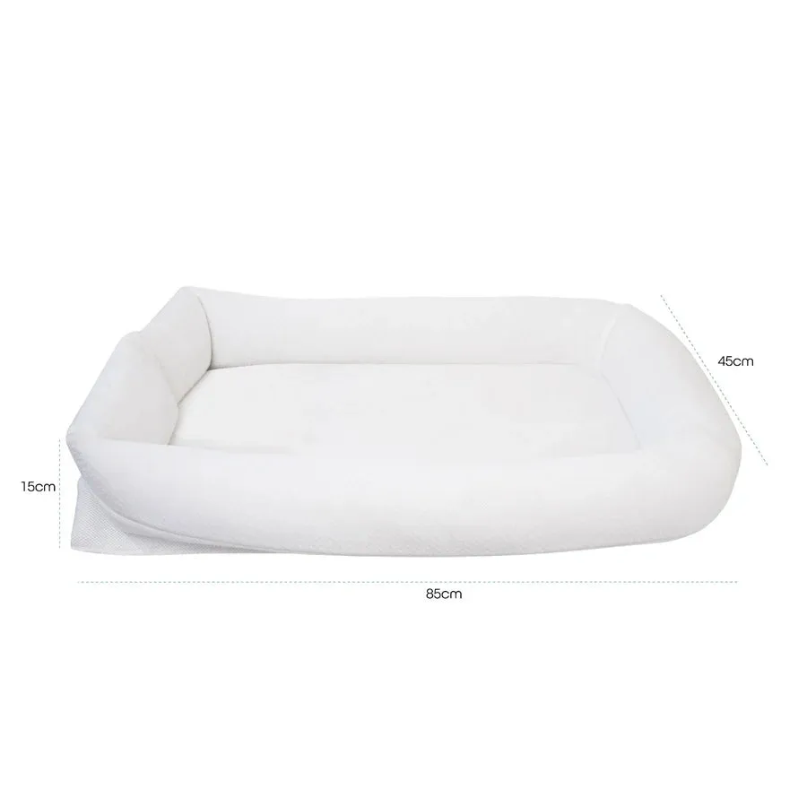 Moon - Organic Baby Nest (White)