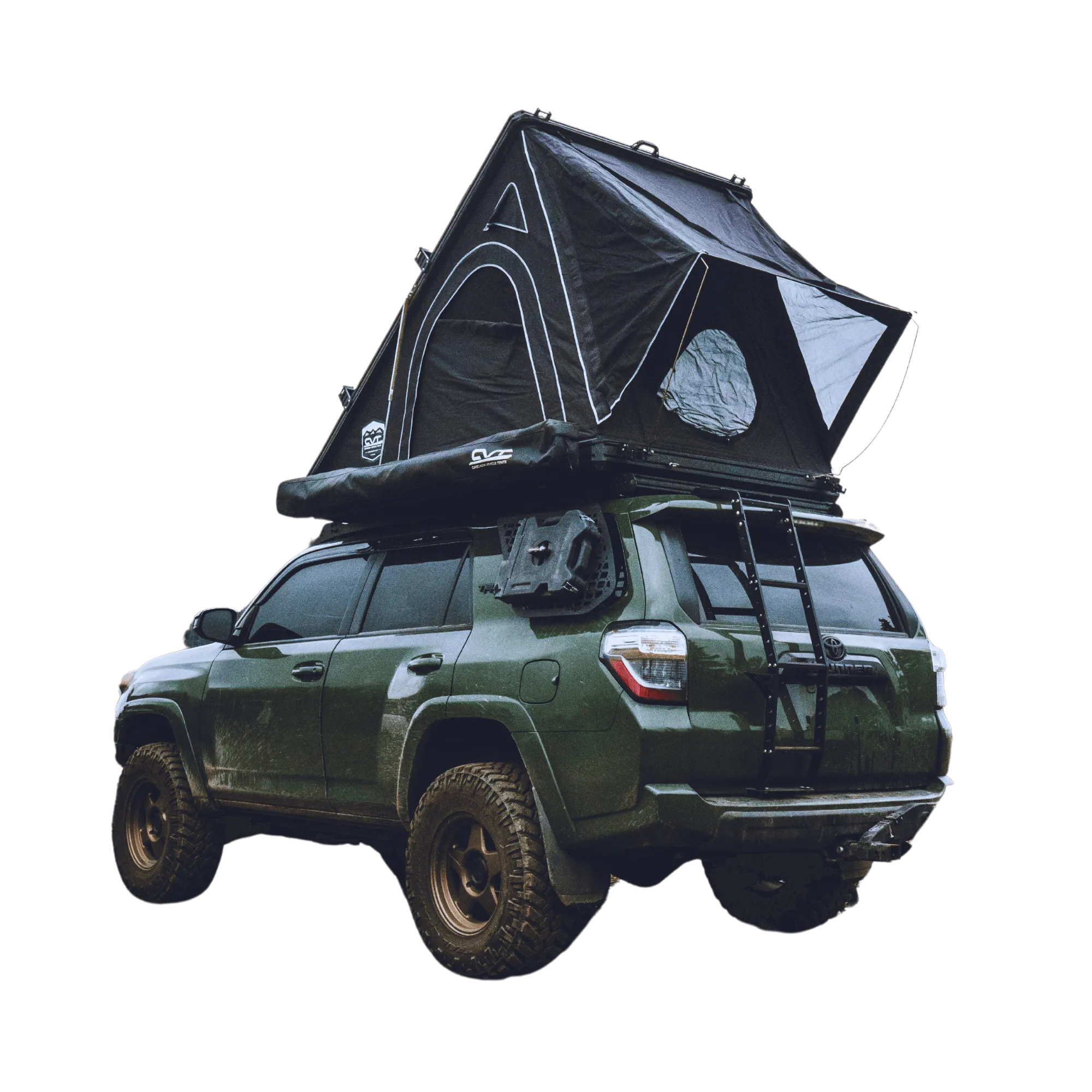 Mt. Hood Aluminum Hardshell Rooftop Tent: Double-Channel