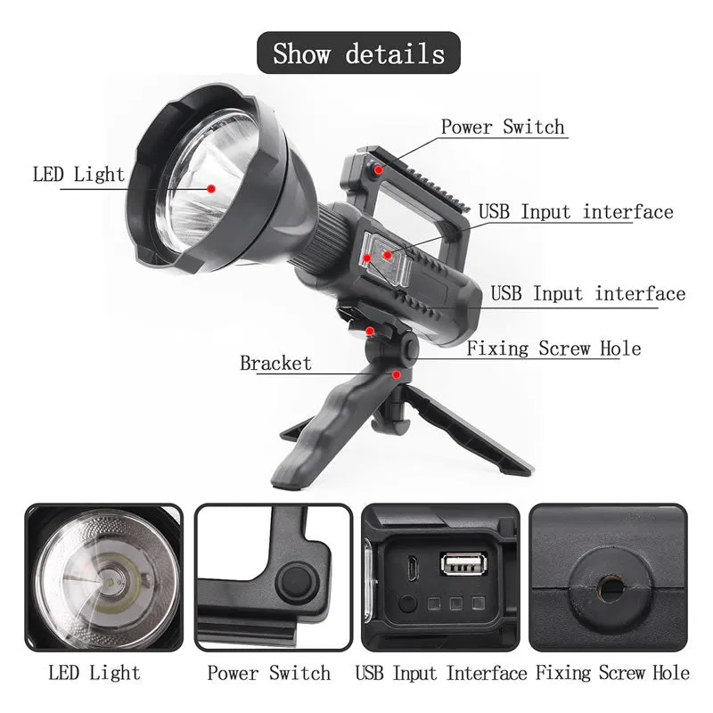 Multifunctional Tactical Waterproof Searchlight W590