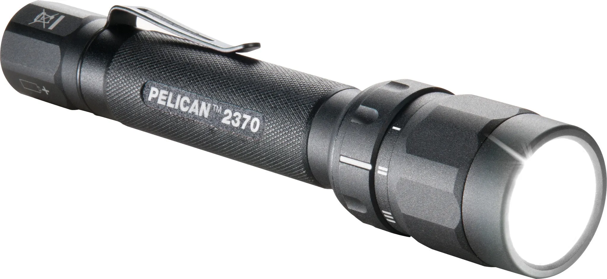 Pelican 2370 Night Vision Red / Blue / Bright White LED Flashlight - Black