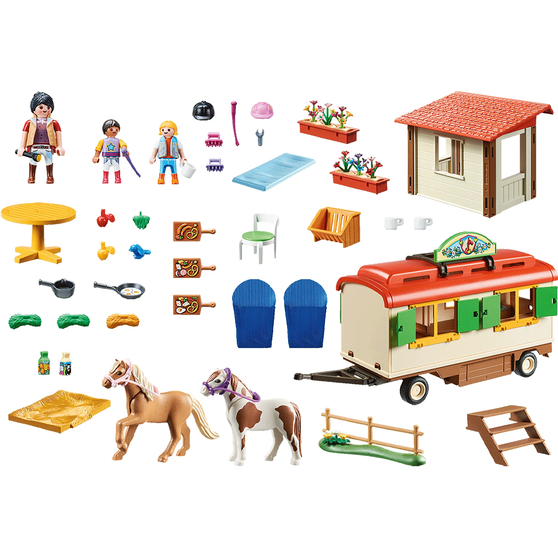 Pony Shelter with Mobile Home 70510