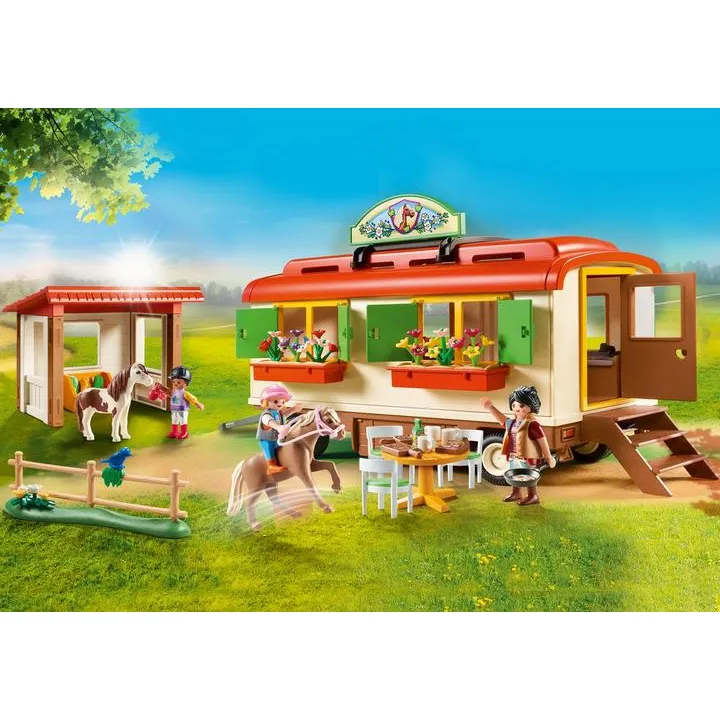 Pony Shelter with Mobile Home 70510