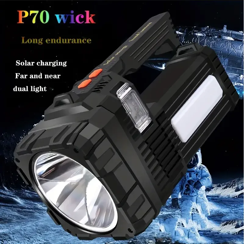 Solar Powered Ultra Bright Flashlight- Db-241