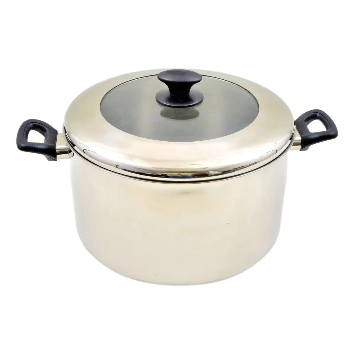 Stainless Steel Stock Pot with Glass Lid