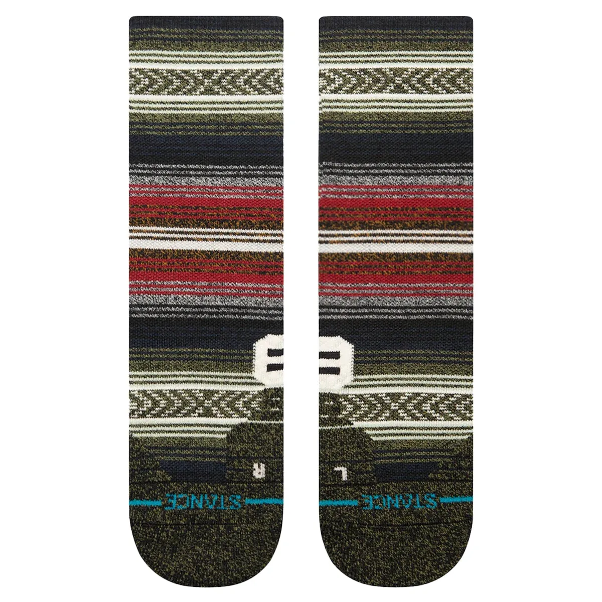 Stance Mid Wool Crew Performance Hiking Socks