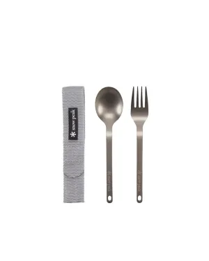 Titanium Fork & Spoon Set