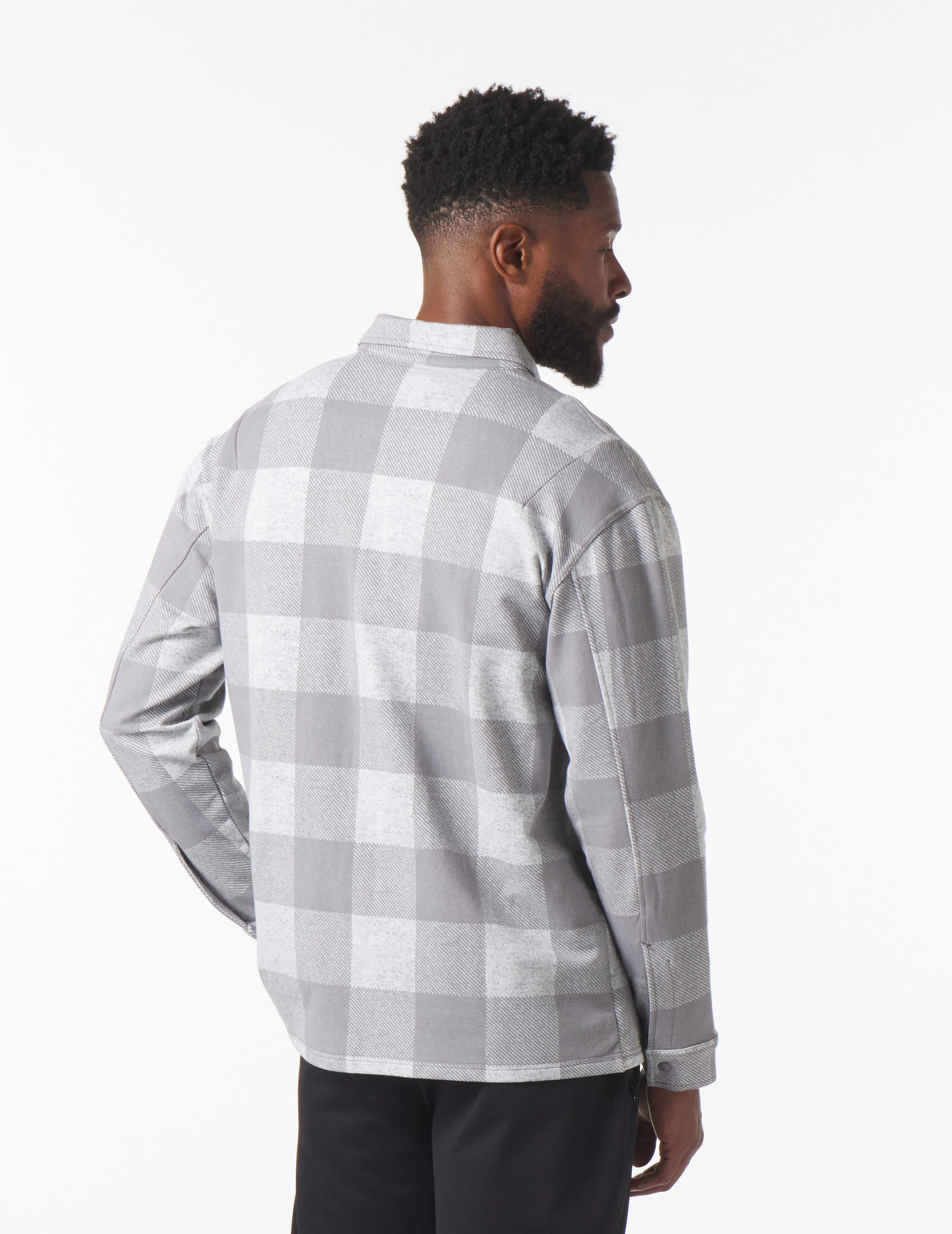 Trek Shirt: Ash Grey Plaid