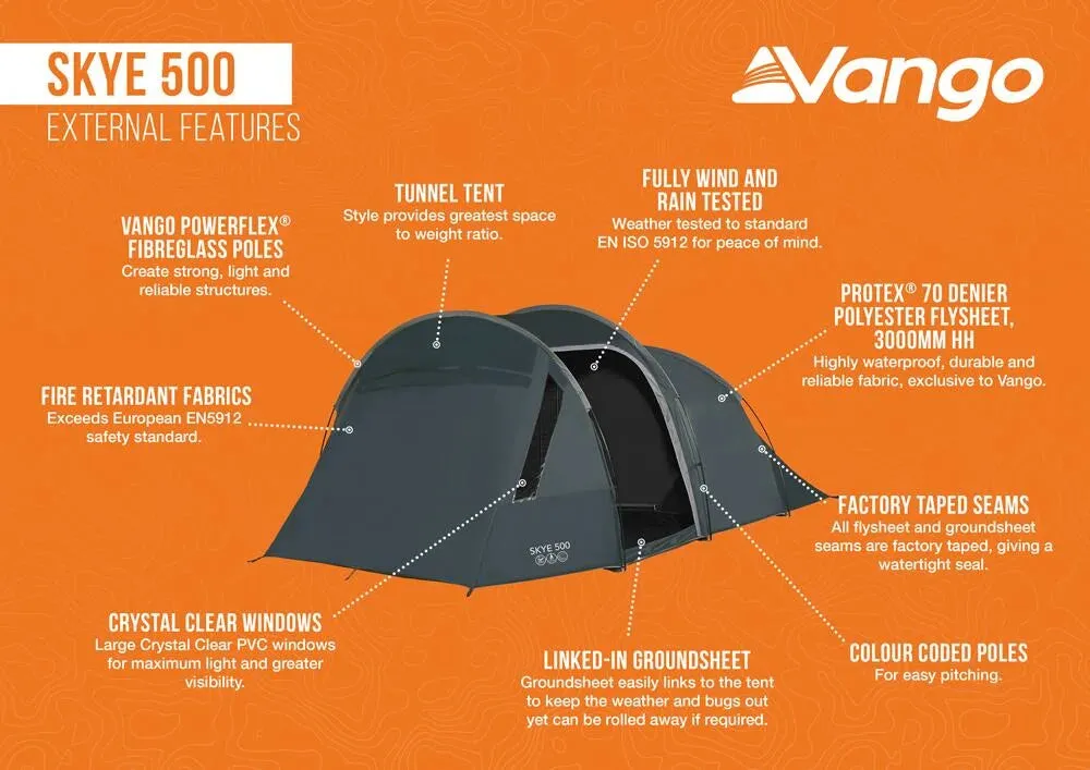 Vango Skye 500 Poled Tent