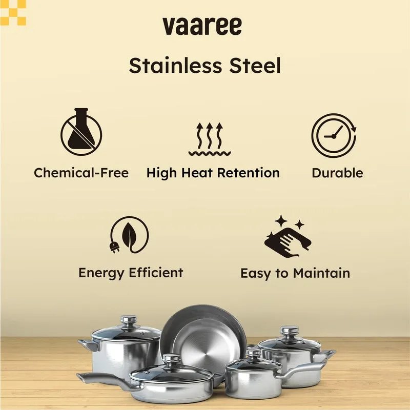 Venko Stainless Steel Frying Pan - 1900 ML